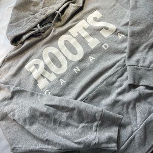 Roots Grey Hoodie Canadian Casual